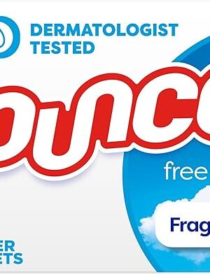 Bounce Dryer Sheets Laundry Fabric Softener, Free & Gentle, 240 Count