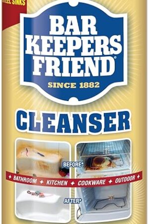 BAR KEEPERS FRIEND Powdered Cleanser 12-Ounces (1-Pack)']