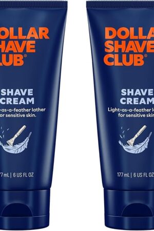Dollar Shave Club | Shave Cream 6 ounce (2 Pack) | Hydrating Shaving Cream for Sensitive Skin