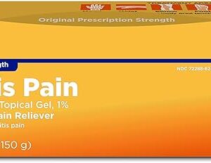 Amazon Basic Care Arthritis Pain Relieving Gel, Diclofenac Sodium Topical Gel, 1% (NSAID), 529 Oz (150 Grams) (Packaging may vary)