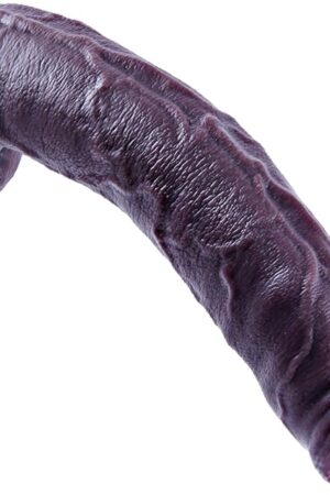 136" XXL Giant Uncut Dildo, Huge Foreskin Realistic Dildo, Black Silicone Anal Vagina Penis with Big Suction Cup, Thick Fat G-spot Penis, Extra Long Large Adult Wide Sex Toys Advanced Player Toy