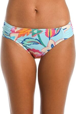 Women's Standard Side Shirred Hipster Swimsuit Bottom