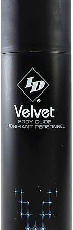 ID Velvet Silicone Based Personal Lubricant 6.7 Fl Oz  Sensual Luxury - Long Lasting Silicone Lube for Men Women and Couples Lube, Made in USA by ID Lubricants