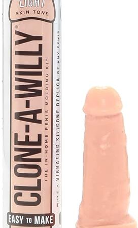 CLONE-A-WILLY - Silicone Penis Casting Kit for DIY Dildo (Light Skin Tone)