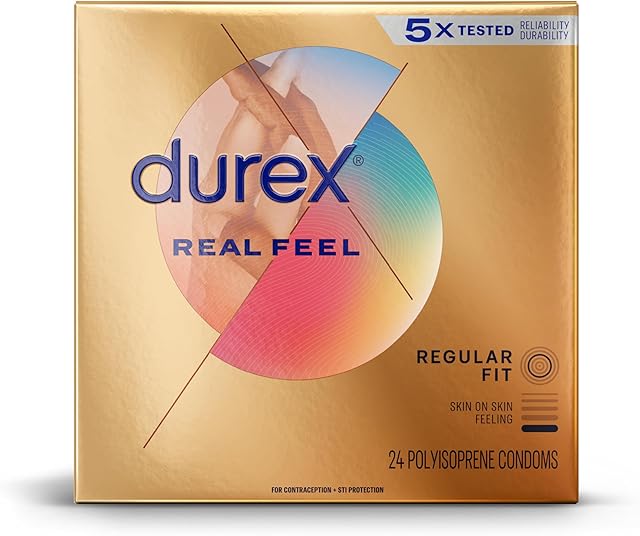Avanti Bare Real Feel Lubricated Condoms, Regular Fit, 24 Count, Non Latex Condoms for Men with Natural Skin on Skin Feeling, FSA & HSA Eligible (Packaging May Vary)