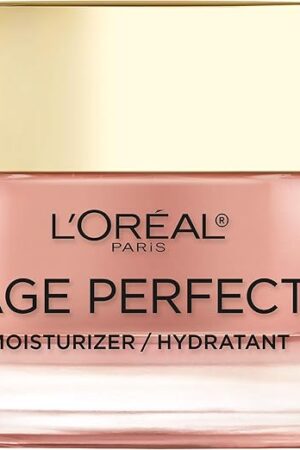 L'Oreal Paris Age Perfect Rosy Tone Anti-Sagging Face Moisturizer, Renew & Revive Healthy Tone, 17 oz (Packaging May Vary)