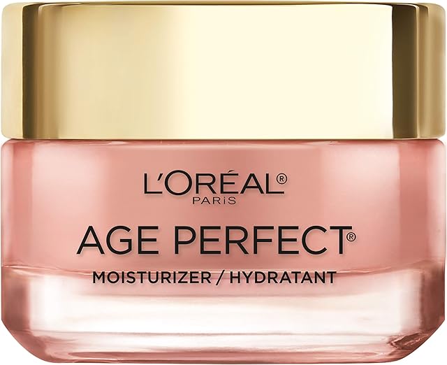 L'Oreal Paris Age Perfect Rosy Tone Anti-Sagging Face Moisturizer, Renew & Revive Healthy Tone, 17 oz (Packaging May Vary)