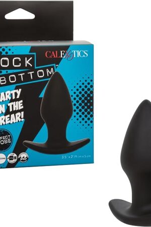 CalExotics Rock Bottom Perfect Probe, 10 Functions Waterproof Silicone Vibrating Butt Plug Anal Vibrator with Ergonomic Design - SE-0835-05-3