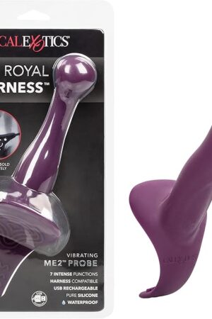 CalExotics Vibrating ME2 Probe ? Rechargeable Waterproof Silicone Vibrator ? 7 Function Vibrations Adult Sex Toy For Couples ? Purple