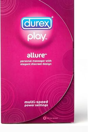 Durex Allure Vibrating Personal Massager Vibrator, 1 Count