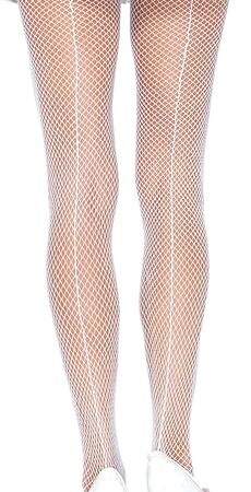 Women's Fishnet Tights with Backseam