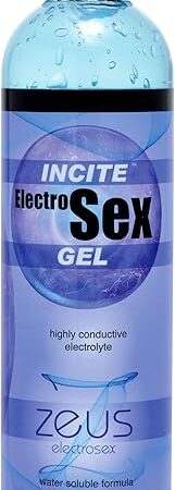 Incite Electrosex Gel, Black/Red/Blue/Green 8.5 Ounce (Pack of 1)