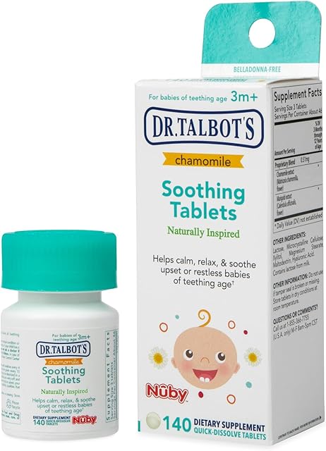 Dr Talbot's Chamomile Soothing Tablets, Quick Dissolve, 140 Count