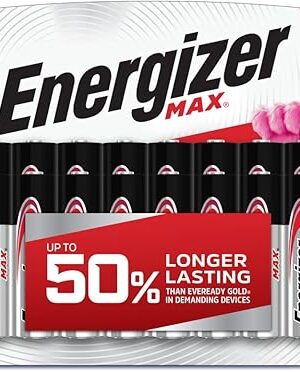 Energizer AA Batteries, MAX Double AA Battery Alkaline, 24 Count