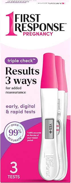 First Response Triple Check Pregnancy Test 3 ct