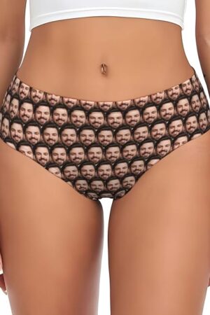 Custom Panties with Face Custom Briefs with Photo Personalized Sexy Funny Briefs for women Custom Gift for Mom Wife