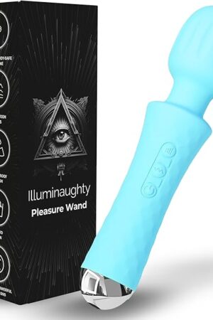Vibrator Wand - Sexual Pleasure Tools for Women, Adult Toy, G Spot Vibrator, Clit Stimulator, Mini Vibrators, Dildo Massager with 20 Patterns & 9 Speeds, Portable Stick Massager (Blue)