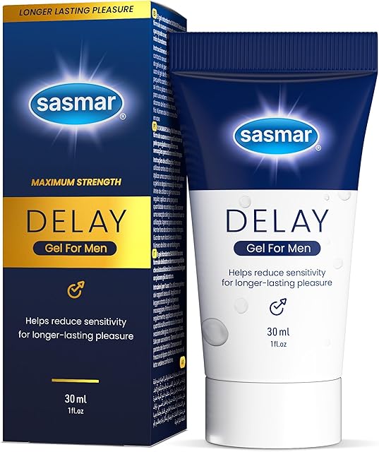 Delay Gel for Men - Ultimate Pleasure & Performance Enhancer, Long-Lasting Sex, Stamina, and Climax Control - Male Sensitivity Gel, Delay Cream to Last Longer, Water-Based Lubricant - 1 Oz