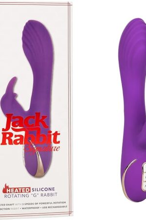Jack Rabbit Signature Heated Silicone Rotating "G" Rabbit