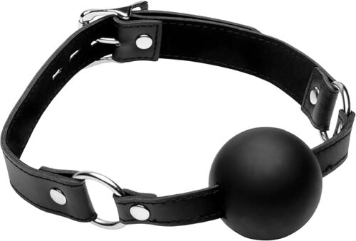 XL 2 Inch Silicone Ball Gag