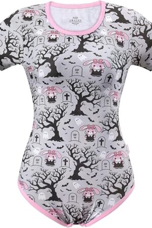 Cotton Romper Onesie Pajamas Bodysuit - Feeling Stabby Usagi Onesie