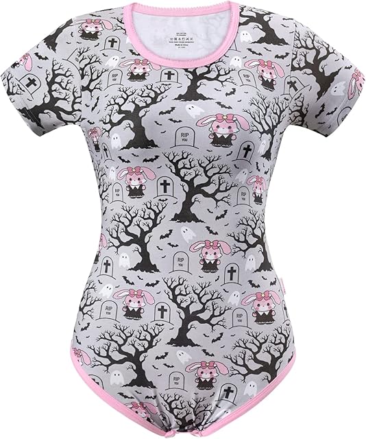 Cotton Romper Onesie Pajamas Bodysuit - Feeling Stabby Usagi Onesie