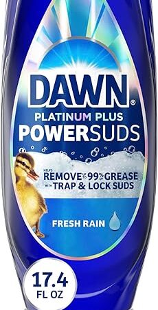Dawn Platinum Plus PowerSuds Liquid Dish Soap, 174 oz EZ-Squeeze Bottle