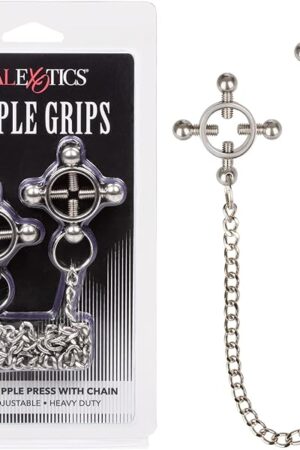 CalExotics Nipple Grips 4-Point Nipple Press with Chain