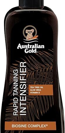 Australian Gold Rapid Tanning Intensifier Lotion, 85 Fl Oz | With Tea Tree Oil and Aloe Vera | Vitamin E