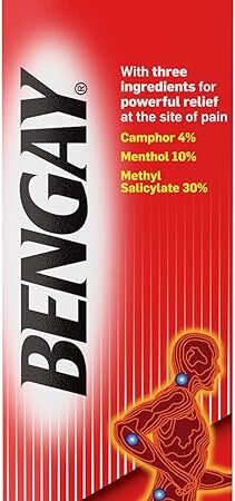 Bengay Ultra Strength Topical Pain Relief Cream, Non-Greasy Topical Analgesic for Minor Arthritis, Muscle, Joint and Back Pain, Camphor, Menthol and Methyl Salicylate, 4 OZ