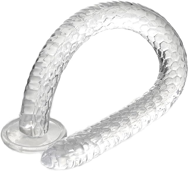 2834 inch Super Long Realistic Dragon Scales Dildo with Suction Cup, Crystal Flexible G spot Dildos for Women Men