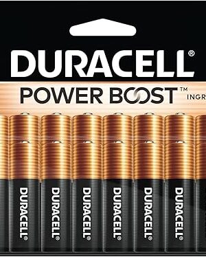 Duracell Coppertop AA Batteries with Power Boost Ingredients, 24 Count Pack Double A Battery with Long-lasting Power, Alkaline AA Battery for Household and Office Devices