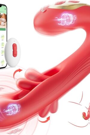 Gspot Clitoral Vibrator Sex Toy - APP Remote Control Couple Vibrators with 9 Vibration 9 Flapping Modes, Rechargeable Nipple Anal Stimulation Adult Toys, Wearable Vibrator Sex Toys for Women