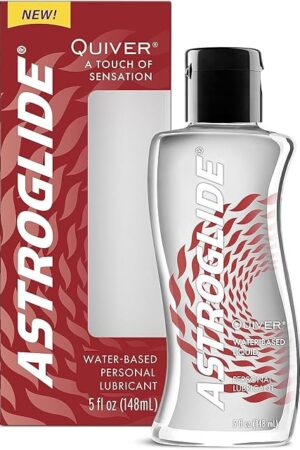 Astroglide Water Based Lube (5oz), Quiver Personal Lubricant, Arousal Sex Lube Adds Sensations for Men, Women and Couples, and Easy Clean-Up