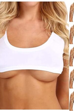 Womens Sexy Stripper Top Cleavage Cover Up Mini Crop Tank Top Tiny Slutty Tops Bikini For Women