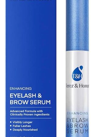 Advanced Eyelash Serum for Thicker, Longer Eyelashes and Eyebrows - Grow Luscious Lashes with Brow Enhancer (3mL)