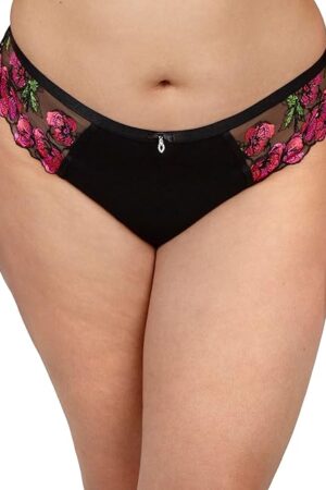 Women's Lush Embroidery Strappy Back Brief Panty