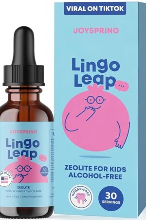 JoySpring Speech & Communication Support for Kids | Zeolite Supplement for Wellness | Supports Development & Learning | Made in USA