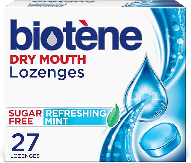 Biotene, Dry Mouth Lozenges, Refreshing Mint, 27 Count (Pack of 1)