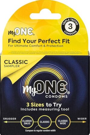 Classic Sampler - 3 Classic Condom Sizes to Try