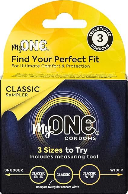 Classic Sampler - 3 Classic Condom Sizes to Try