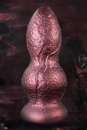 8'' Silicone Fantasy Knotted Dildo, Realistic Dargon Monster Dildo with 2 Knots Huge Butt Plug for G-spot Stimulation Anal Prostate Massager, Animal Knot Dildos Anal Trainer Sex Toy for Women Men