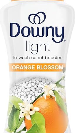 Downy Light Laundry Scent Booster Beads for Washer, Orange Blossom Scent, 24 oz, No Heavy Perfumes, Downy Scent Booster Beads, Laundry Scent Boosters