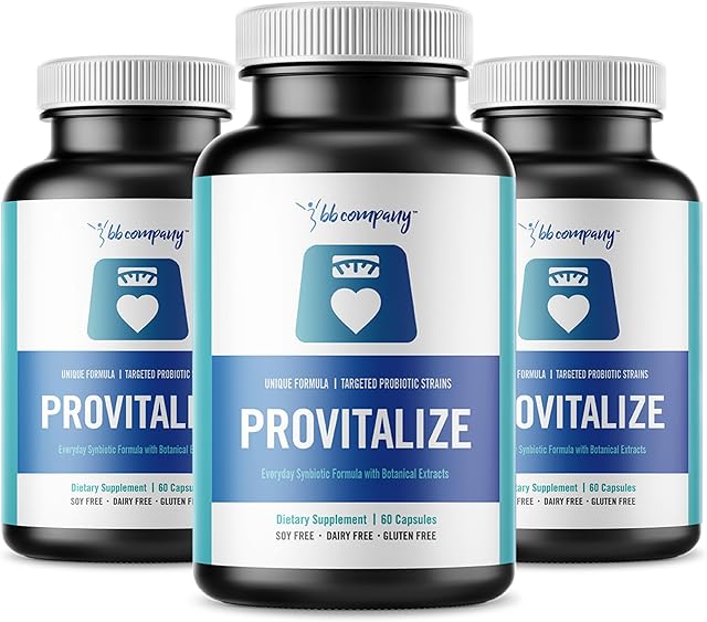 BB Company Provitalize | Womens Probiotic, Menopause | Joint Support, Sexy Midsection Curves, Digestive Health, Menopause Bloat | Turmeric Curcumin Moringa | Packaging Vary | 3 Pack