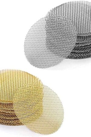 100pcs Pipe Screens, 3/4 Inch Pipe Filters, 50pcs Premium Stainless Steel Pipe Screens and 50pcs Brass Filters