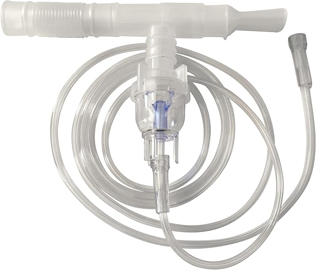 VixOne 1-Pack Westmed #0210 VixOne Nebulizer Mouthpiece, Tee, Flex Hose, and 7' Kink Resistant Tubing