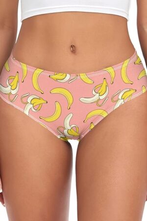 Womens Bikini Underwear Cute Briefs Hipster Panties for Womens Ladies Underwear Panty