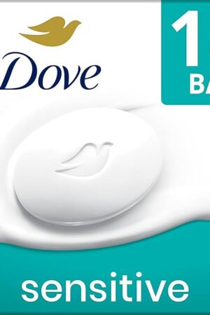 Dove Beauty Bar More Moisturizing Than Bar Soap for Softer Skin, Fragrance-Free, Hypoallergenic Beauty Bar Sensitive Skin With Gentle Cleanser 375 oz 14 Bars