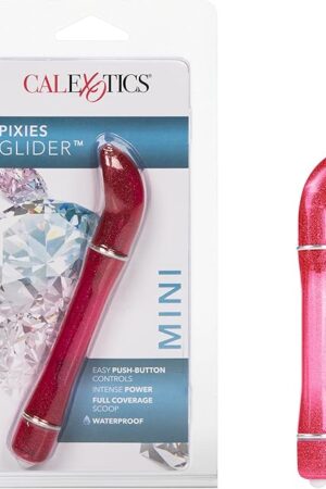 CalExotics Waterproof Pixies Glider Vibe, Red