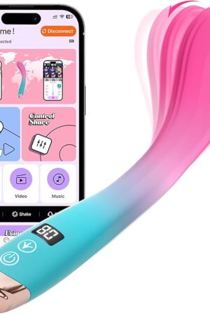 G Spot Vibrator Sex Toys for Women - Adult Toys Finger Vibrator Silicone Dildo with 9 Wiggling & 9 Vibrating Modes for Clit Nipple Anal Vagina Sex Stimulation, Women Couples Adult Sex Toys & Games